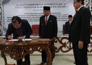 Penyerahan LHP Kaltara